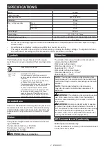 Preview for 2 page of Makita JV102DZ Instruction Manual