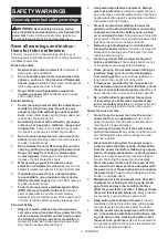 Предварительный просмотр 3 страницы Makita JV102DZ Instruction Manual