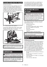 Предварительный просмотр 26 страницы Makita JV103DSYJ Instruction Manual