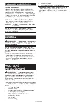 Preview for 41 page of Makita JV103DZ Instruction Manual