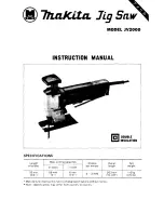 Preview for 1 page of Makita JV2000 Instruction Manual