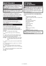 Preview for 23 page of Makita KP001G Instruction Manual