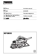 Preview for 1 page of Makita KP0800X Instruction Manual