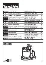 Предварительный просмотр 1 страницы Makita KT001G Instruction Manual