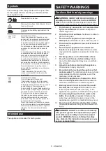 Preview for 6 page of Makita KT001G Instruction Manual