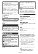 Preview for 10 page of Makita KT001G Instruction Manual