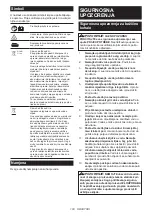 Предварительный просмотр 103 страницы Makita KT001G Instruction Manual