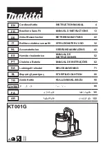 Preview for 1 page of Makita KT001GZ Instruction Manual