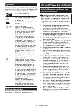 Preview for 44 page of Makita KT001GZ Instruction Manual