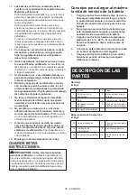 Preview for 56 page of Makita KT001GZ Instruction Manual