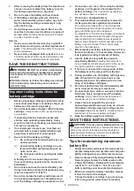 Preview for 6 page of Makita LM001CX3 Instruction Manual