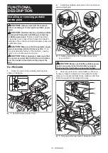 Preview for 10 page of Makita LM001CX3 Instruction Manual