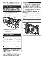 Preview for 17 page of Makita LM001CX3 Instruction Manual