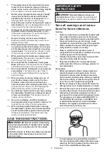 Preview for 11 page of Makita LM001G Instruction Manual