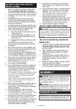 Preview for 14 page of Makita LM001G Instruction Manual