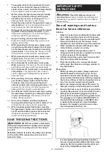 Preview for 12 page of Makita LM003J Instruction Manual