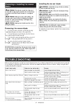 Preview for 21 page of Makita LM003J Instruction Manual