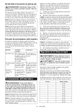 Preview for 61 page of Makita LM003J Instruction Manual