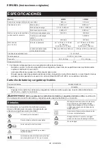 Preview for 80 page of Makita LM003J Instruction Manual