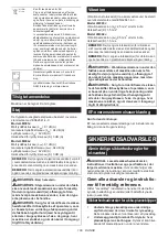 Preview for 109 page of Makita LM003J Instruction Manual