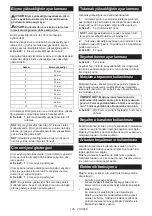 Preview for 145 page of Makita LM003J Instruction Manual