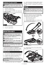 Предварительный просмотр 16 страницы Makita LM004G Instruction Manual