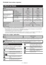 Предварительный просмотр 23 страницы Makita LM004J Instruction Manual