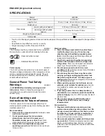 Preview for 2 page of Makita LM2300 Instruction Manual