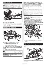 Предварительный просмотр 15 страницы Makita LS001G Instruction Manual