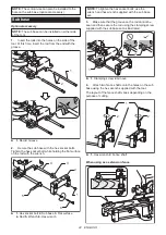 Предварительный просмотр 22 страницы Makita LS001G Instruction Manual