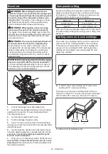 Предварительный просмотр 25 страницы Makita LS001G Instruction Manual