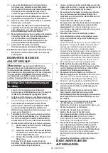 Предварительный просмотр 69 страницы Makita LS004G Instruction Manual