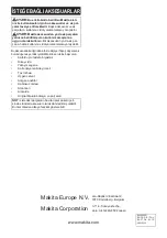 Preview for 256 page of Makita LS004G Instruction Manual