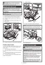 Предварительный просмотр 17 страницы Makita LS004GD201 Instruction Manual