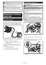 Предварительный просмотр 34 страницы Makita LS004GD201 Instruction Manual