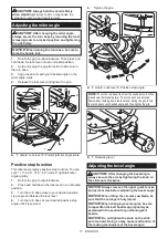 Предварительный просмотр 17 страницы Makita LS004GZ Instruction Manual