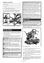 Предварительный просмотр 28 страницы Makita LS004GZ Instruction Manual