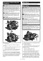 Предварительный просмотр 29 страницы Makita LS004GZ Instruction Manual