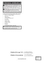 Preview for 256 page of Makita LS004GZ01 Instruction Manual