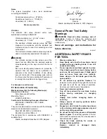 Preview for 9 page of Makita LS0815FL Instruction Manual