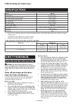 Preview for 2 page of Makita LS0816F Instruction Manual