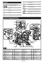 Предварительный просмотр 6 страницы Makita LS0816F Instruction Manual