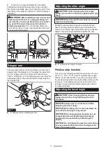 Предварительный просмотр 11 страницы Makita LS0816F Instruction Manual