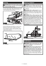 Предварительный просмотр 17 страницы Makita LS0816F Instruction Manual