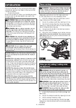 Предварительный просмотр 19 страницы Makita LS0816F Instruction Manual