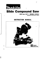 Makita LS1011 Instruction Manual предпросмотр