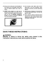 Preview for 6 page of Makita LS1011N User Manual