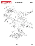 Preview for 2 page of Makita LS1013F Parts Breakdown