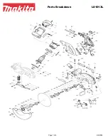 Makita LS1013L Parts Breakdown предпросмотр