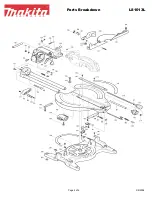 Предварительный просмотр 2 страницы Makita LS1013L Parts Breakdown